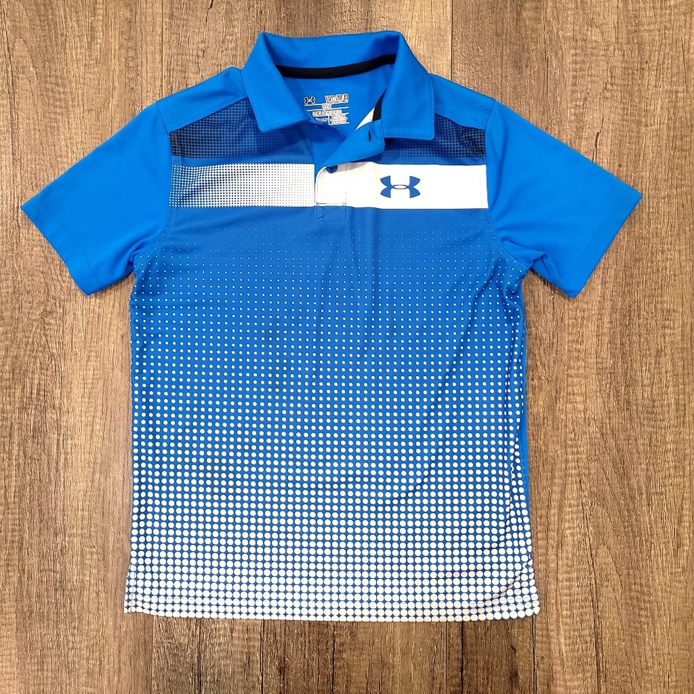 Under Armour Boys Youth Med Polo